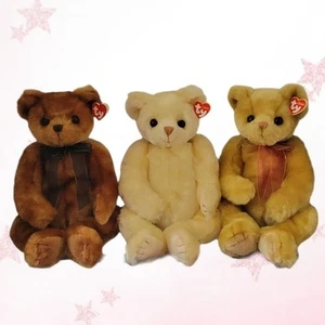⭐️ YESTERBEAR x3!  1999 TY Classic BEARS ✨️Beautiful✨️ Set of 3 🐻 MWMT'S  - Picture 1 of 5