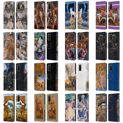 OFFICIAL GRAEME STEVENSON WILDLIFE LEATHER BOOK WALLET CASE FOR SAMSUNG PHONES 1 - Image 1 of 4