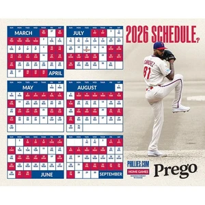 IMÁN MAGNÉTICO HORARIO PHILLIES 2026 (Cristopher Sanchez) SGA - Imagen 1 de 1