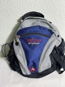 Marmot Walkabout Hiking Travel Fanny Pack Waist Hip Bag Blue Gray - Picture 1 of 22