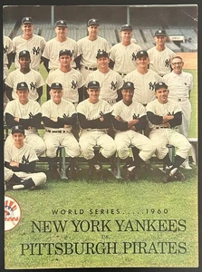 1960 Pittsburgh Pirates New York Yankees World Series Program-Mantle Clemente - Picture 1 of 14