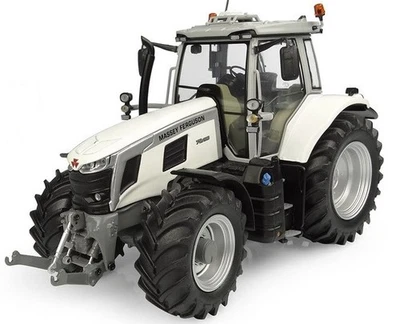 UNIVERSAL HOBBIES, MASSEY FERGUSON 7S.190 White Edition 2023 bianco, 1/32,  U... - Immagine 1 di 4