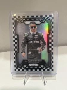 2024 Panini Prizm Racing AJ ALLMENDINGER Checkered Flag Prizm /75 #64 - Picture 1 of 2