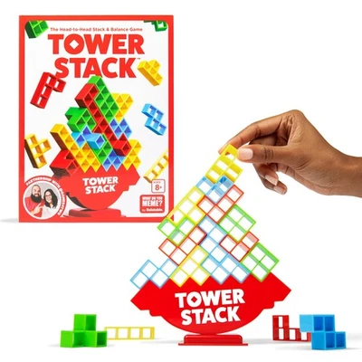 WHAT DO YOU MEME? Tower Stack - Desafío de apilamiento Cara a Cara, Juegos para  - Imagen 1 de 4