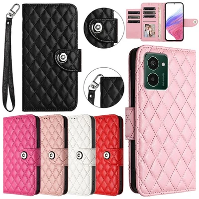 Card Holder Wallet Phone Case Leather Cover For Nokia C32 G42 C12 C22 HMD Pulse - Image 1 of 4