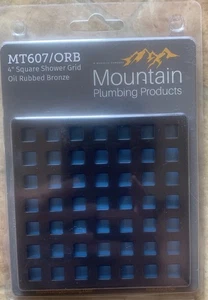 Mountain Plumbing MT607/ORB 4" Quadratisch Dusche Abfluss Gitter Abdeckung Öl eingerieben Bronze - Bild 1 von 6