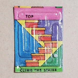1972 Climb The Stairs Dexterity Puzzle CRACKER JACK PRIZE No. Z-1376 - Picture 1 of 2