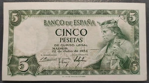 ESPAÑA 5 PESETAS 1954 ALFONSO X SC UNC - Imagen 1 de 2