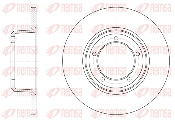 REMSA 2x Bremsscheibe vorne Ø298 mm Voll für Land Rover Defender Station Wagon - Bild 1 von 1