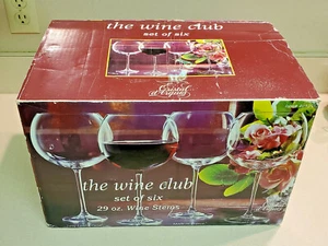 Cristal D'Arques Set of Six (6) 29 Oz. Wine Stems Item #403259 (NEW) - Picture 1 of 9