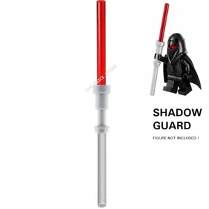 1 X OFFICIAL LEGO - SHADOW GUARD STAFF / LIGHTSABERS - TRANS RED - FAST - NEW - Picture 1 of 1