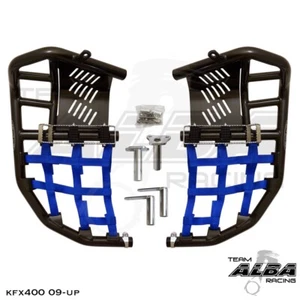 Raptor 700  Nerf Bars  Pro Peg  Heel Gaurds  Alba Racing  Blk Blk 197 T7 BL - Picture 1 of 5