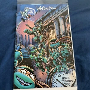 TMNT Teenage Mutant Ninja Turtles 2019 Planet Comicon Program Auto Kevin Eastman - Picture 1 of 15