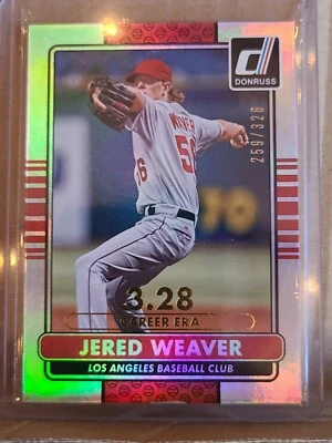2015 Jered Weaver /328 Donruss 铝箔折射器  — 第 1/2 张图片