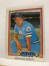 George Brett 1981 Donruss 491 Kansas City Royals