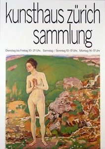 "Kunsthaus Zurich, Sammlung," Exhibition Poster, Zurich. Switzerland. - Picture 1 of 1