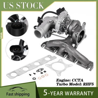 Turbocompresor para VW Jetta GLI Passat Beetle Tiguan Audi Q3 A3 DOHC CCTA Foto 1 de 4