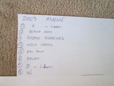 2003 MAINE  State Quarter   errors  8 coins   SEE MY "SELLERS OTHER ITEMS" - Image 1 of 4