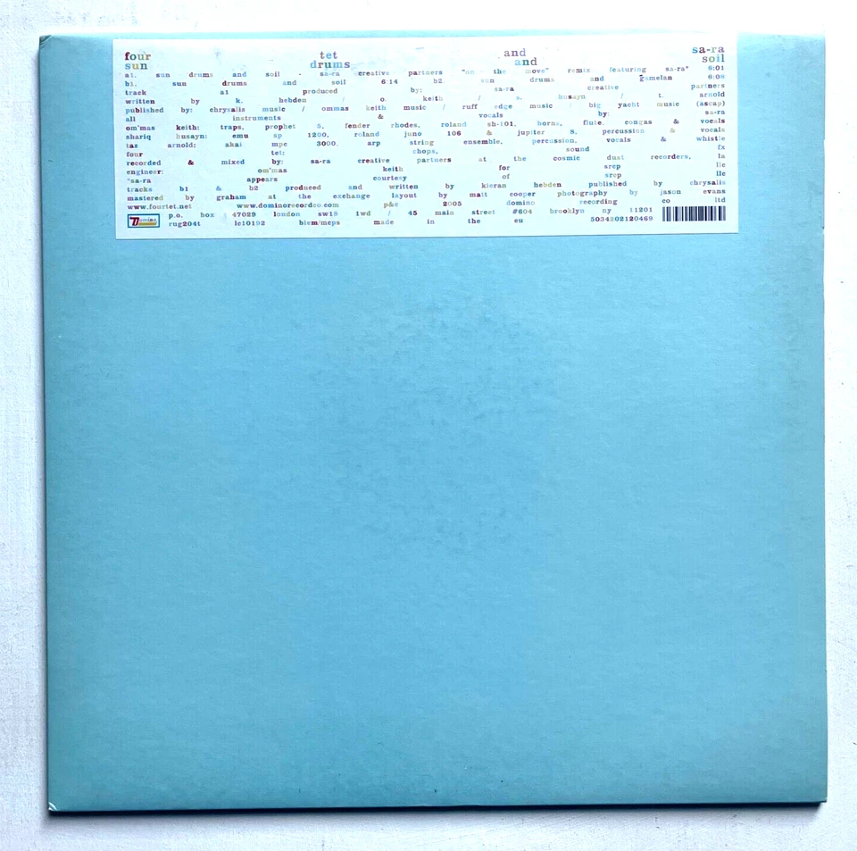 Four Tet & Sun Ra - Sun Drums & Soil * 12' Vinyl * 2005 RUG204T * Free P&P UK * - Image 1 of 4