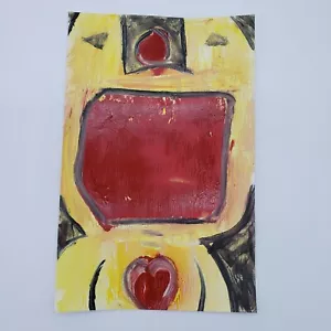 outsider art gatto arrugginito dipinto originale su carta di New York artista graffiti PUKE - Foto 1 di 3