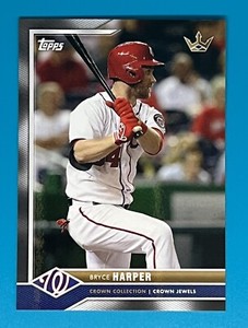 Topps 2022 Bobby Witt Jr. x Crown Collection Crown Jewels #8 Bryce Harper