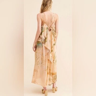 Maxi vestido para mujer Anthropologie TK con tiras talla XXS Foto 1 de 4