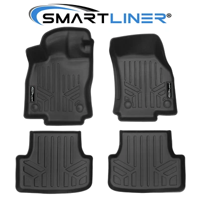 SMARTLINER Custom Fit Floor Mats 2 Row TPE 2015-2021 Volkswagen Golf GTI Golf R Foto 1 de 4