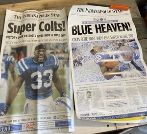 Super Bowl XLI The Indianapolis Star Sunday January 21 2007 Newspaper & Poster - Picture 1 of 13