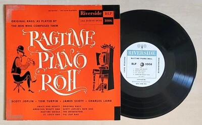 RAGTIME PIANO ROLL (Ragtime) / LP 33T 10" 1953 Riverside Records VG/G - Photo 1/2
