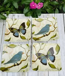 Set Of 4 Square Dessert Plates By CYPRESS Home - Picture 1 of 7