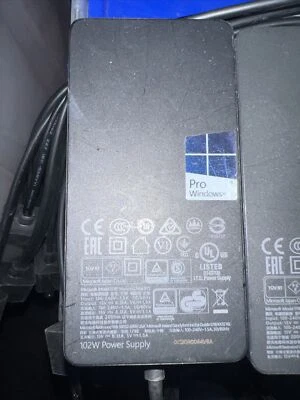Microsoft 102W AC Power Adapter 1798 for Surface Book 2 Pro  3  4  5 6 - Image 1 of 2