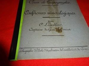 LETELLIER - Cours de topographie – Conférences minéralogiques - Picture 1 of 7