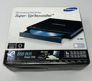 SAMSUNG SE-S084 SLIM EXTERNO USB DVD ESCRITOR Negro - Imagen 1 de 2