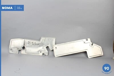 97-06 Jaguar XK8 X100 Juego de 2 protectores térmicos delanteros derecho e izquierdo debajo de la carrocería OEM Foto 1 de 4