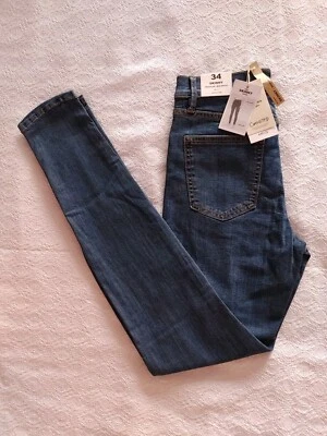 Jeans donna Mango Vita Media Skinny, Blu Tg. 34 (ITA 38) NUOVI CON ETICHETTA - Imagen 1 de 4