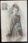 1905 Japanese Post office In Shanghai China  IJPO Postcard Cover