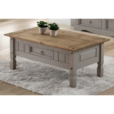 Palmea Solid Wood Coffee Table with Storage - Image 1 of 4
