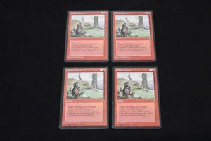 Aliban's Tower (a) x4 Homelands Set NM Never Played MTG - Picture 1 of 3