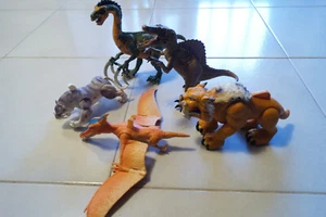 Lotto 5 Dinosauri con movimento meccanico 15 cm. - Imagen 1 de 2