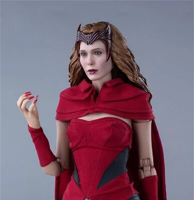 Modellino 1/6 BZZ TOYS Scarlet Witch Wanda testa scultura modello giocattoli - Immagine 1 di 4