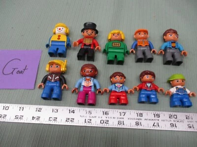 LEGO Duplo payaso circo zoológico niños minifigura lote 10 piezas ciudad desfile G Foto 1 de 4