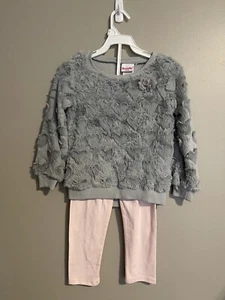 Girls 2 Piece Outfit Set Top Sweater & Leggings Size 5 Nannette NWOT - Picture 1 of 5