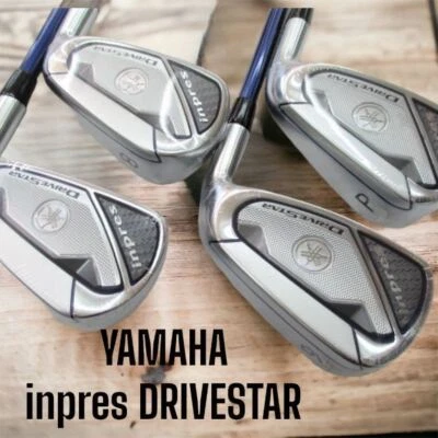 MINT Golf Iron Set YAMAHA inpres DRIVESTAR Speeder NX M423i (SR) 4pcs 7-P JAPAN - Image 1 of 4