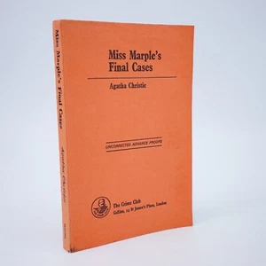 CHRISTIE, Agatha; Miss Marple's Final Cases. n.d. Uncorrected Proof - Imagen 1 de 5