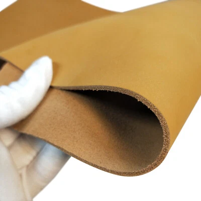 Cuadrado de cuero de vaca de cuero real de 2,0 mm de cuero curtido vegetal Foto 1 de 4