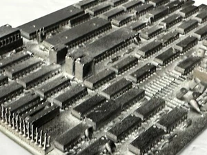 Vintage PAINTED black and white PCB Circuit Board Card 8" x 5.75” - Picture 1 of 11