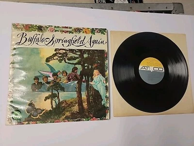 Buffalo Springfield Again LP ATCO SD33-226 BLUE YELLOW LABEL PASTED COVER VG VG+ - Image 1 of 4