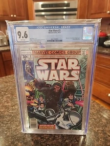 Star Wars #3 CGC 9.6 1977 Marvel Comics Part 3  A New Hope White Pages - Picture 1 of 5