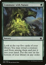 FOIL Commune with Nature | MtG Magic Modern Masters 2015 | English | Near Mint