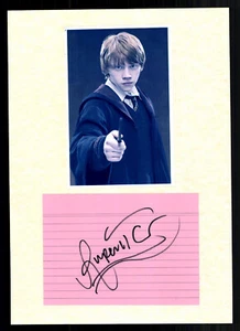 Rupert Grint Bek. Firmado original de Harry Potter + G 42881 - Imagen 1 de 2